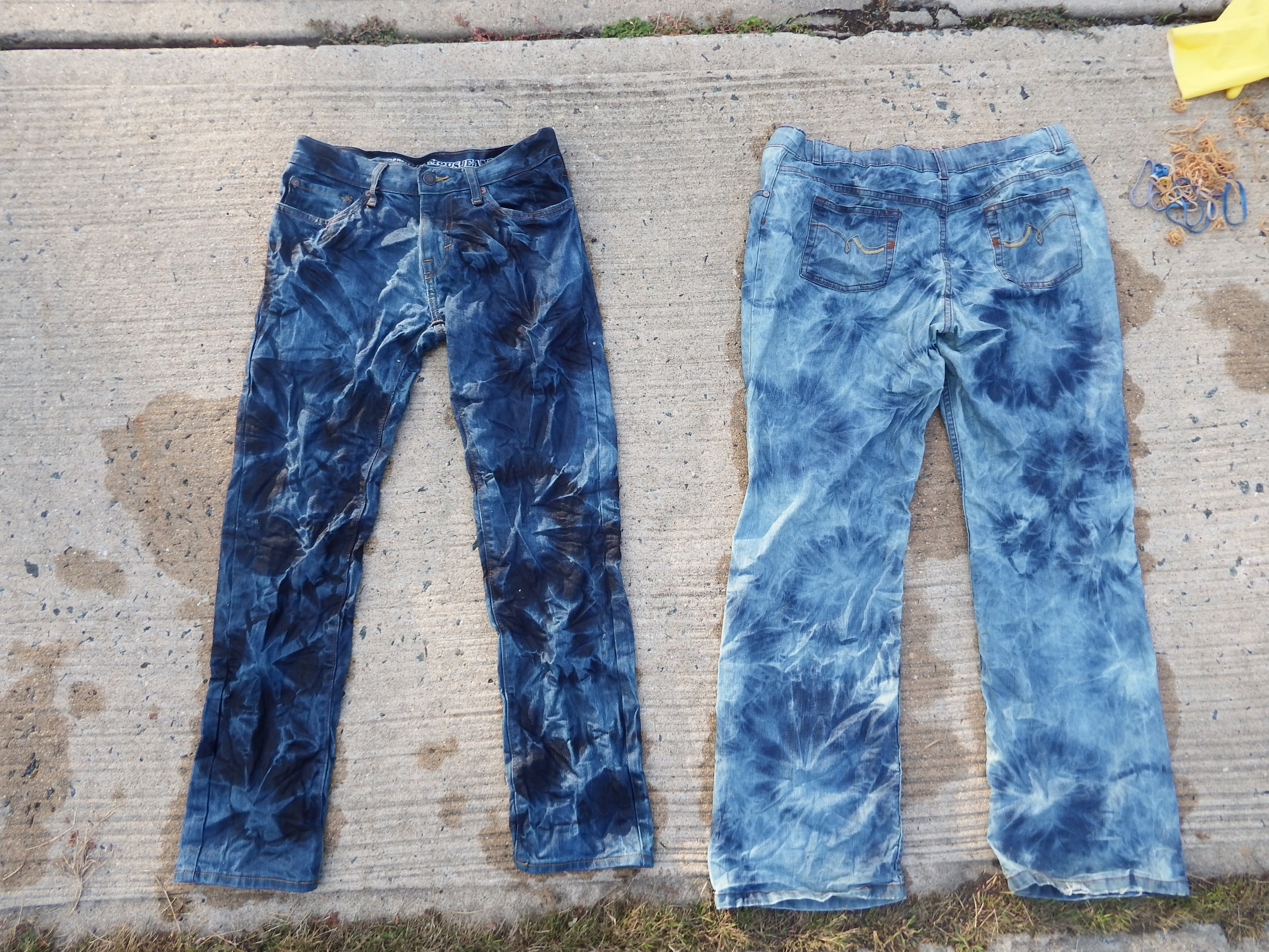 dry wash jeans